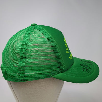 Direct Caps Trucker Hat Green One Size Snapback Mesh Tequila Seltzer Happy Hour