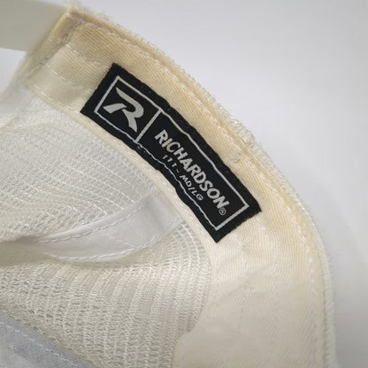Richardson Trucker Hat Gray L Signature Consultants Mesh Snapback Curved Brim