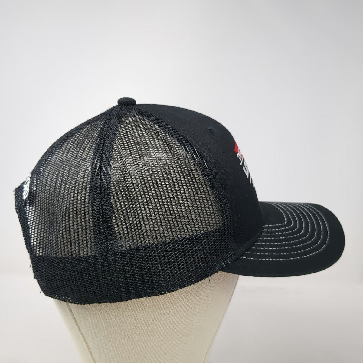 Tractor Supply Co Black Trucker Hat One Size 85th Anniversary Mesh Back Snapback