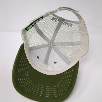McCall Idaho Strapback Trucker Hat Green One Size Embroidered Logo