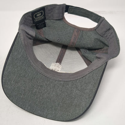 OGIO Baseball Cap Gray One Size Monticello Wealth Management Strapback Hat