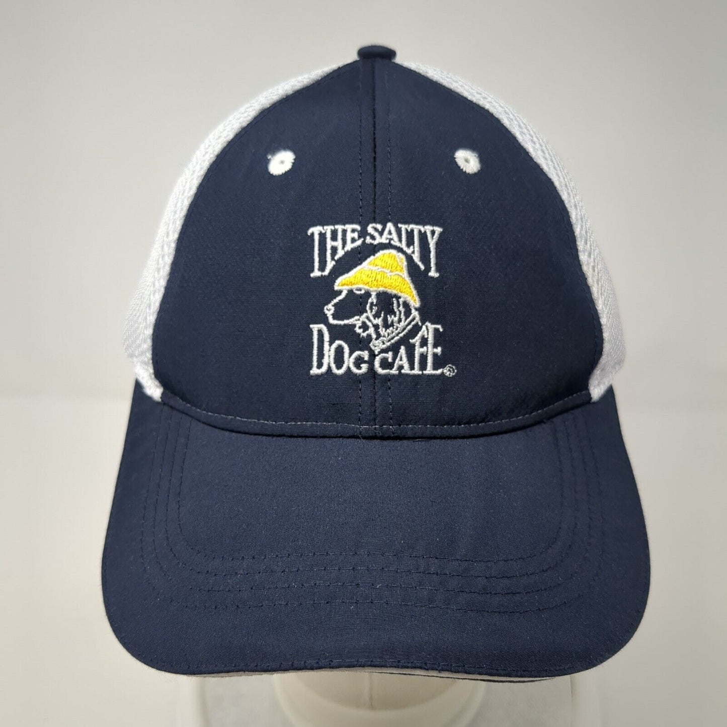 The Salty Dog Cafe Strapback Mesh Back Hat Blue One Size Classic Cut