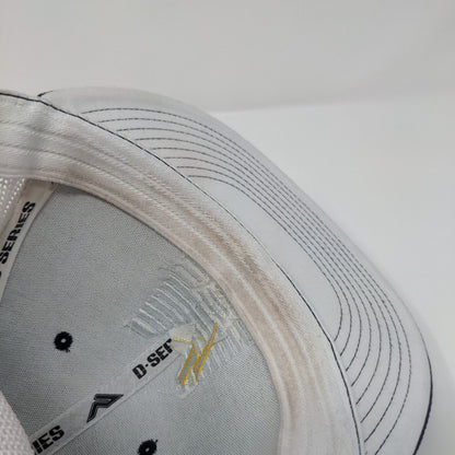 M Lightning Fitted Trucker Hat Blue S/M D-Series Mesh Back Pacific Headwear