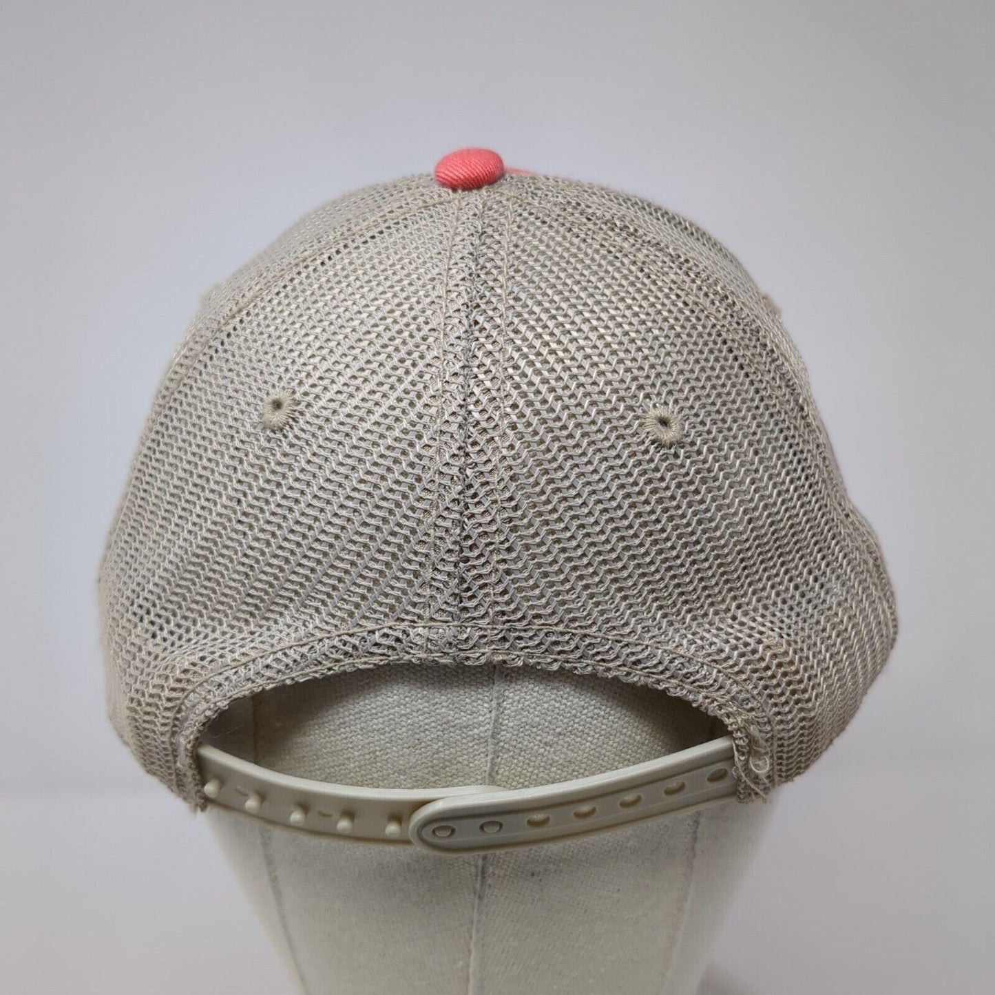 Mile High Marina McCall Idaho Snapback Trucker Hat Pink OS Classic Cut Ahead