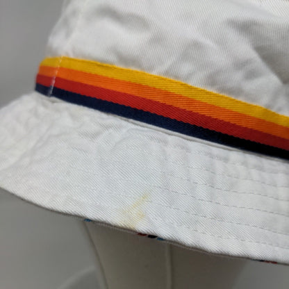 Aldi Bucket Hat Multicolor One Size Retro Striped Lightweight