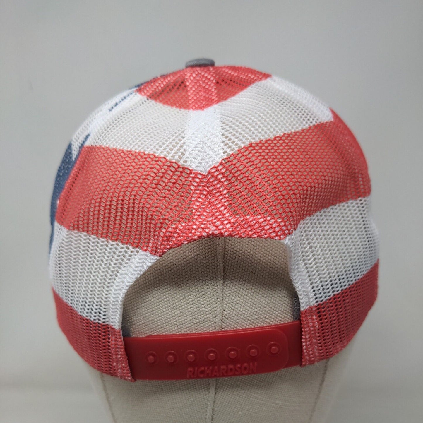 CCDF USA Snapback Trucker Hat Multicolor OS Embroidered Mesh Back Richardson