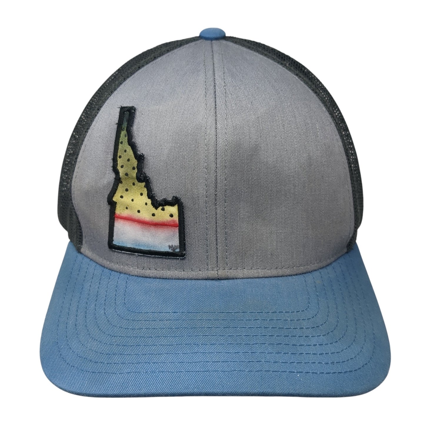 Idaho Snapback Trucker Hat Multicolor OS Adjustable Mesh Back Pacific Headwear