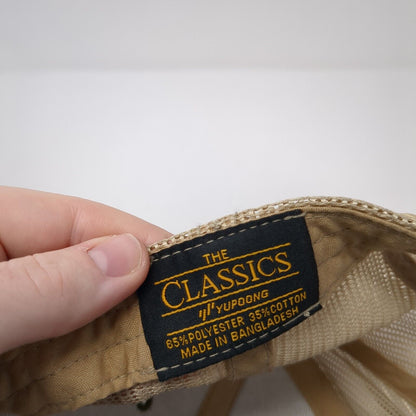 North American Organics Snapback Trucker Hat Green One Size Mesh Back