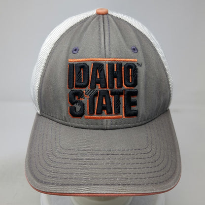 The Game Idaho State NCAA Cap Gray One Size Mesh Back A-Flex Stretch Logo Hat