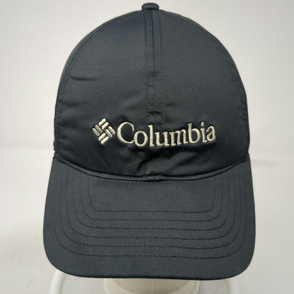Columbia Baseball Cap Black One Size Strapback Curved Brim Embroidered Logo Hat