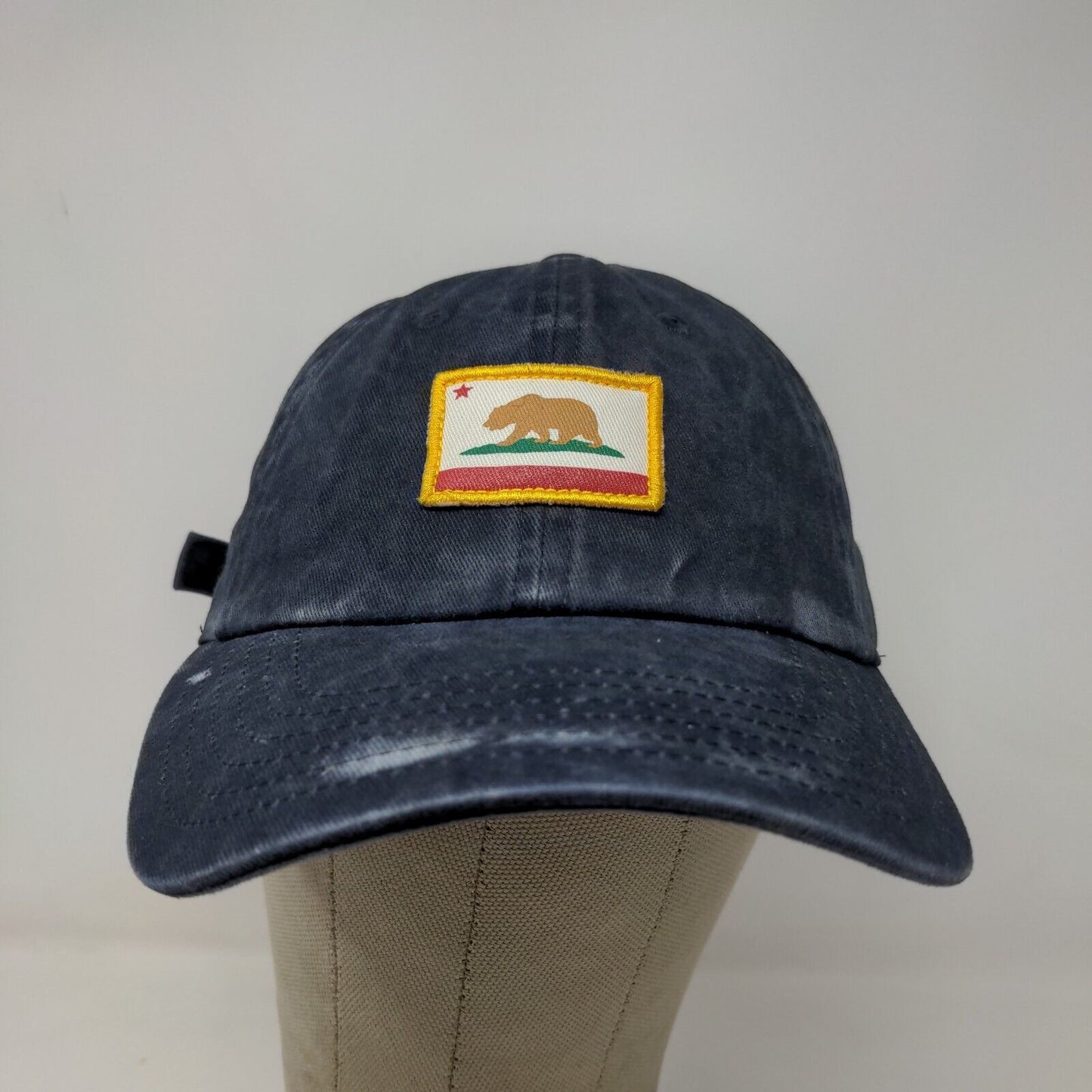 American Needle Men's Slideback Hat Gray Adjustable Embroidered California Logo