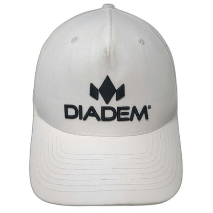 Diadem Trucker Hat White One Size Snapback Laser Cut Performance Sports Tennis