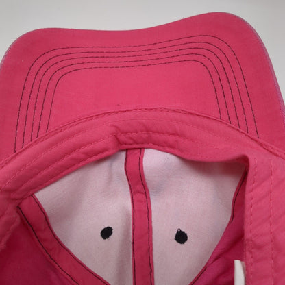 Unbranded Strapback Hat Pink One Size Solid 6 Panel Adjustable Blank