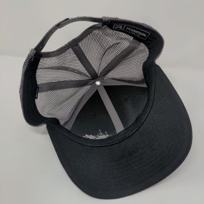 Utah Ale Trail Snapback Trucker Hat Black One Size Mesh Back 6 Panel Richardson