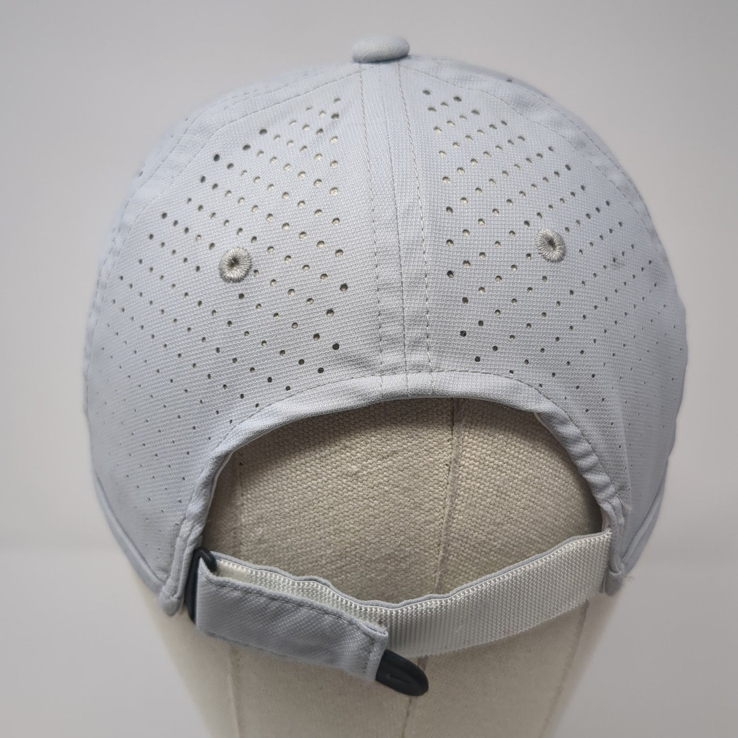 Nike Golf Strapback Hat Gray One Size Embroidered Logo Adjustable