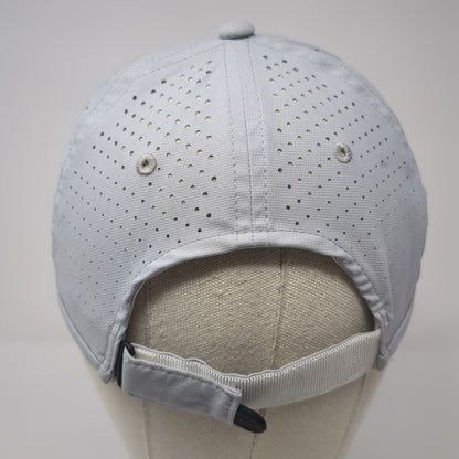 Nike Golf Strapback Hat Gray One Size Embroidered Logo Adjustable