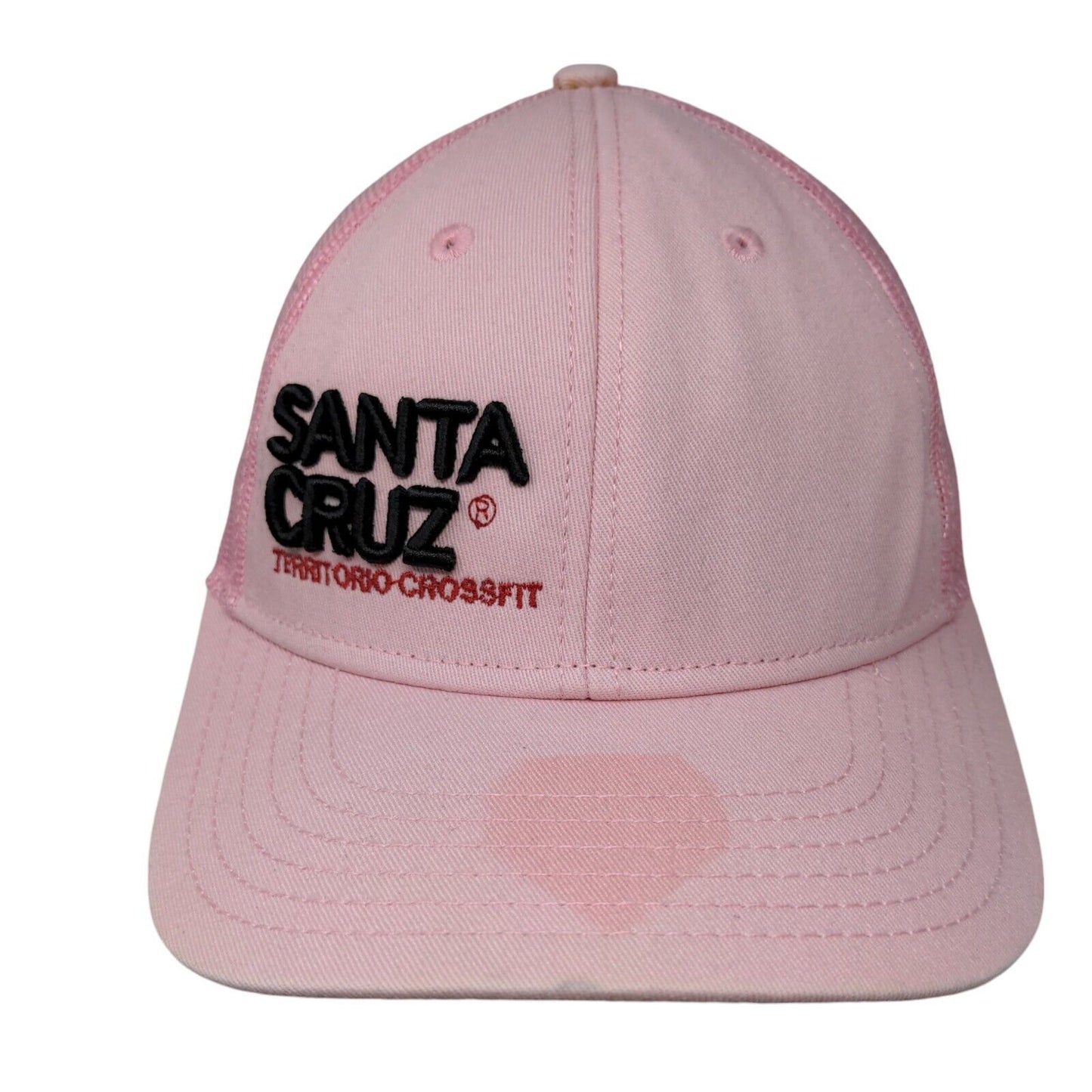 Santa Cruz Territorio-Crossfit Snapback Trucker Hat Pink 56cm 6 Panel