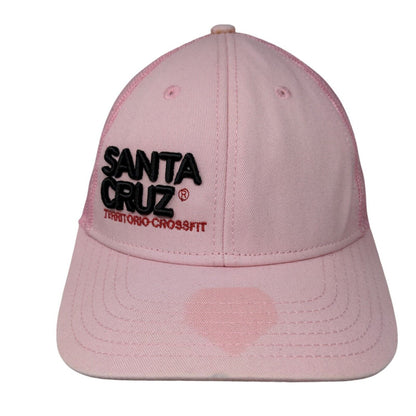 Santa Cruz Territorio-Crossfit Snapback Trucker Hat Pink 56cm 6 Panel