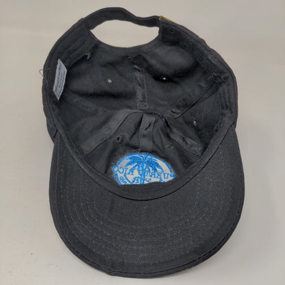 Puerto Rico Paradise Found Slideback Hat Black One Size Embroidered