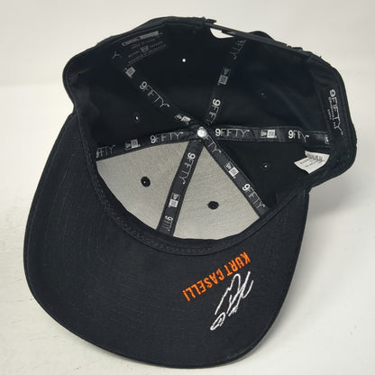 New Era Snapback Black One Size Hat Kurt Caselli FMF 66 Shield Signature