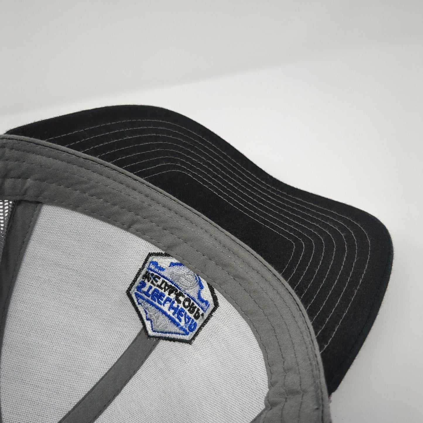 Steelhead Metal Corp. Snapback Trucker Hat Black One Size Mesh Back