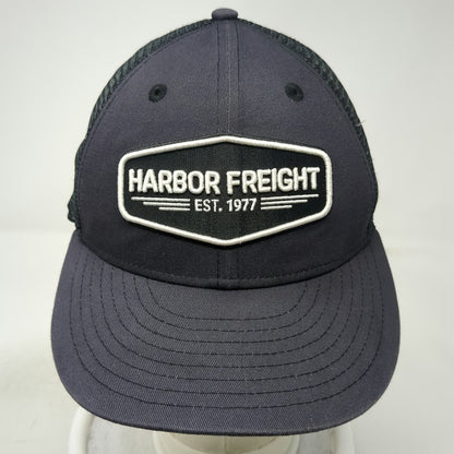 Harbor Freight Trucker Hat Gray One Size Mesh Snapback Patch Logo HFT Est 1977