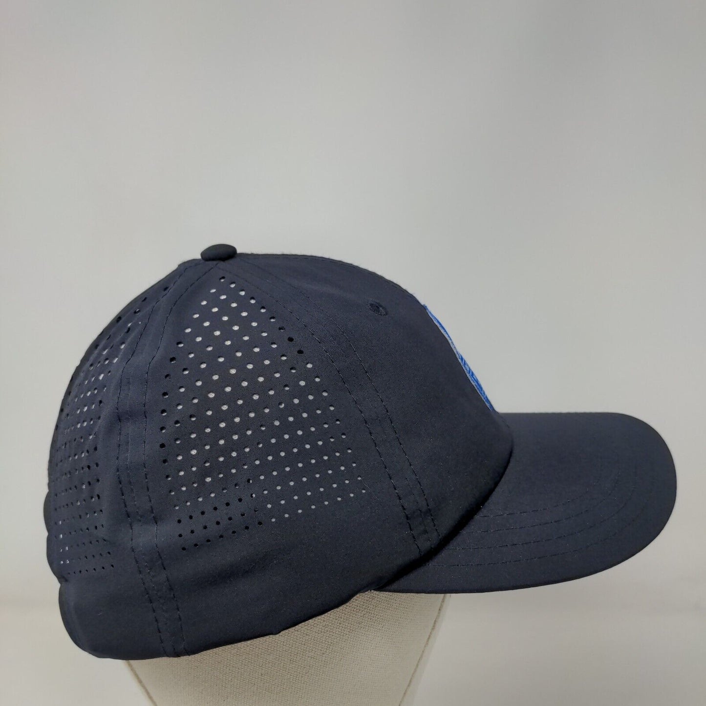 Ave Maria Mutual Funds Patch Strapback Hat Blue One Size Laser Cut