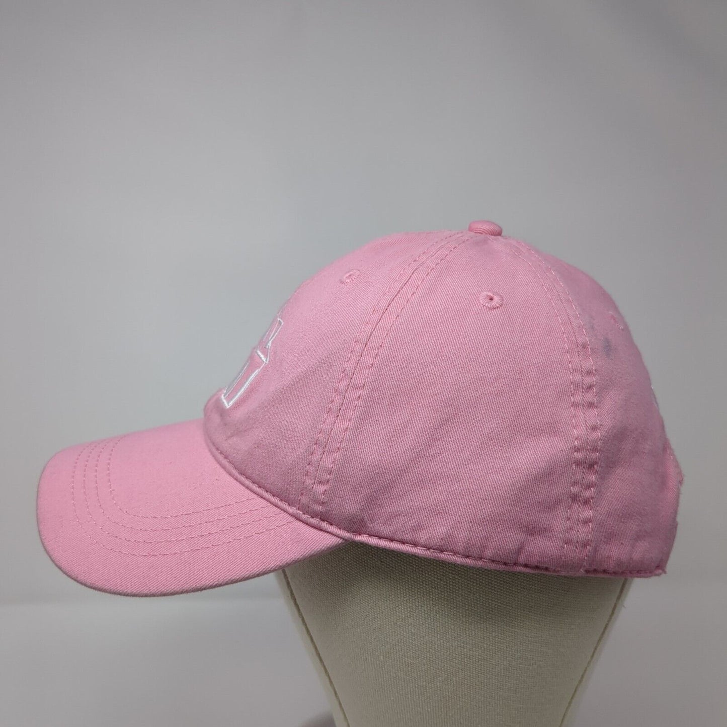 Ste Chapelle Slideback Hat Pink OSFA Adjustable Embroidered Cap America