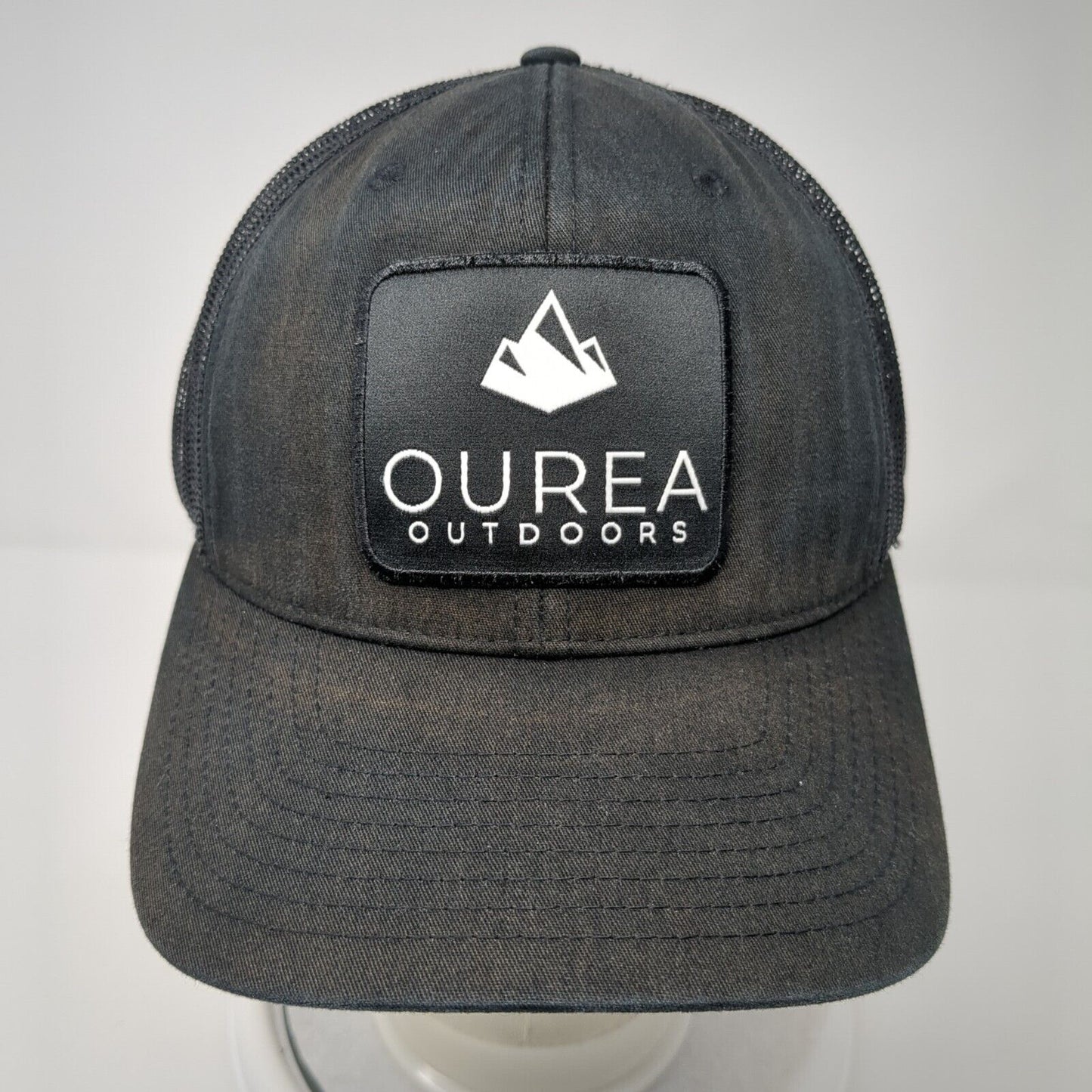 Ourea Outdoors Snapback Trucker Hat Black One Size Mesh Back 6 Panel
