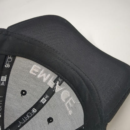 New Era Baseball Cap Black One Size EMFACE Embroidered 9FORTY Strapback Hat