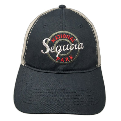 Triangle Sequoia National Park Hat Baseball Cap Black One Size Cotton Strapback