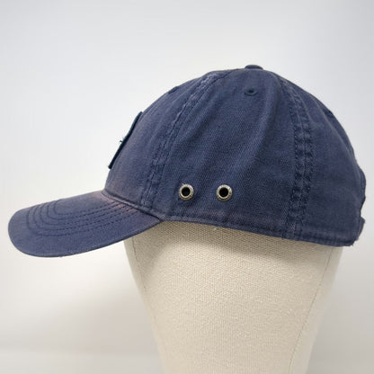 Converse Baseball Cap Blue One Size All Star Patch Canvas Slideback Hat Logo
