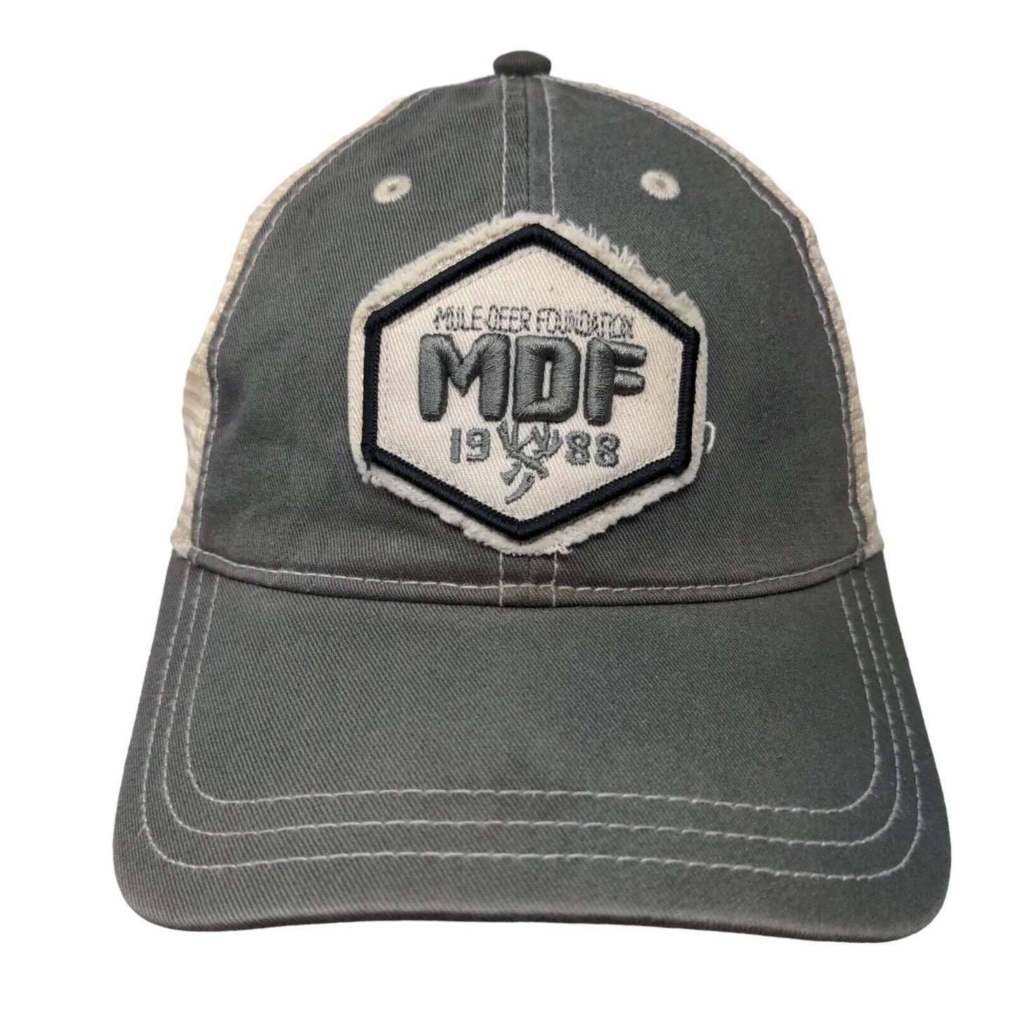 MDF Mule Deer Foundation Volunteer Strapback Mesh Back Trucker Hat Multi OSFA