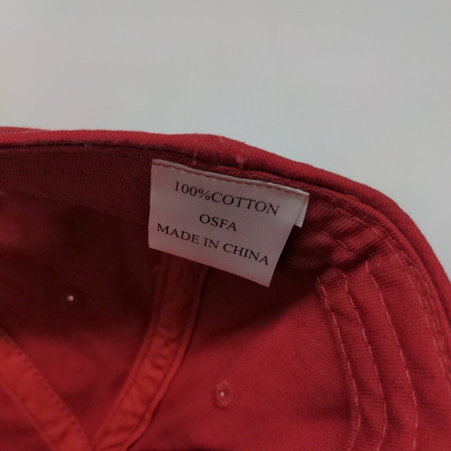 Jim Beam Slideback Hat Red OSFA Adjustable Vented Holes 6 Panel Style Master