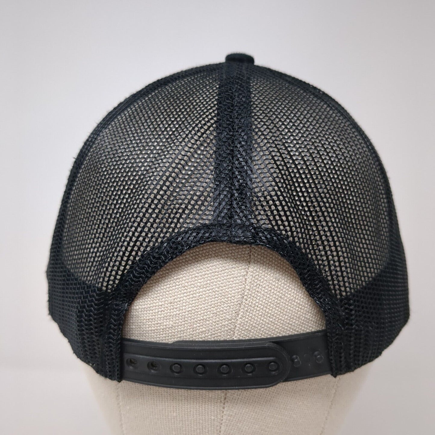 WV Mesh Back Trucker Hat Black One Size Embroidered Port Authority