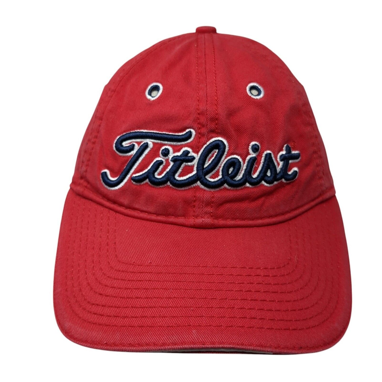 Titleist by New Era Slideback Hat Red One Size Adjustable Embroidered