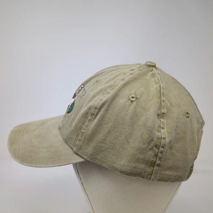Falcon New Orleans Jazz Baseball Cap Beige One Size Leather Strapback Music Hat