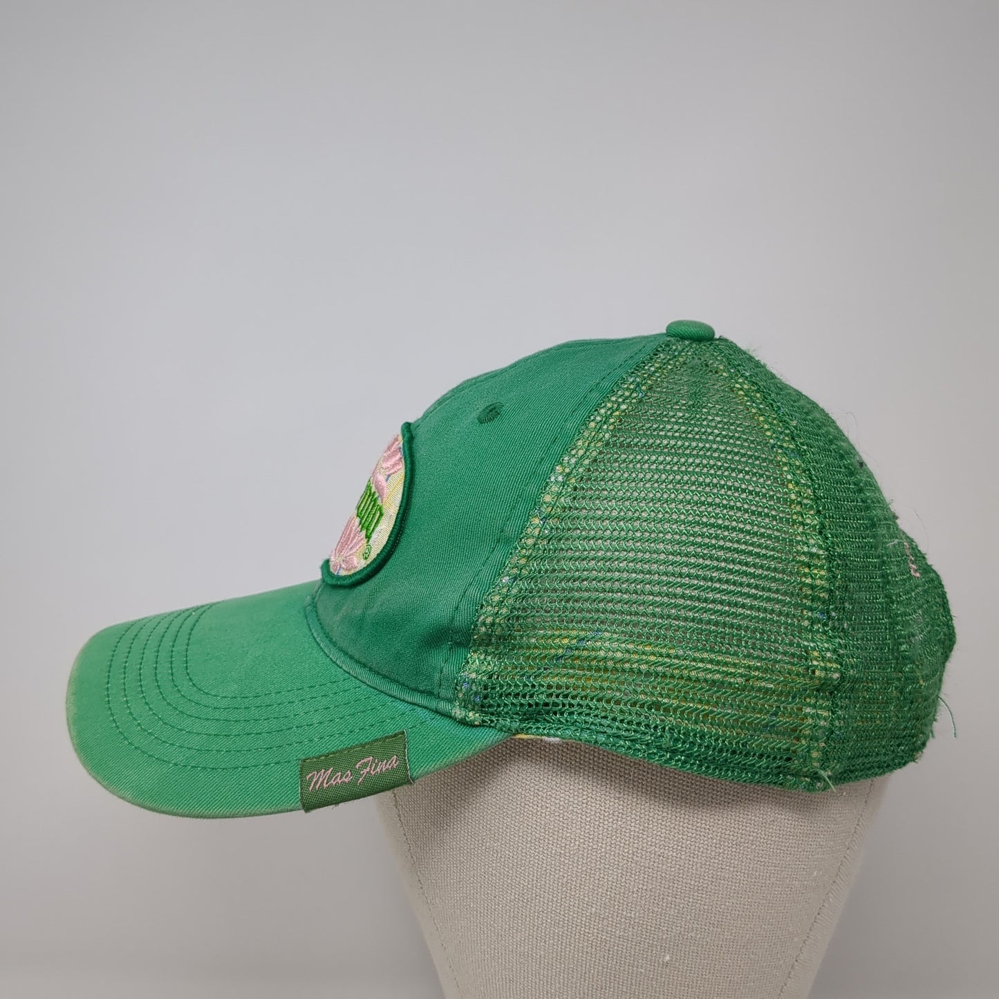 Corona Hecho En Mexico Trucker Hat Green One Size Adjustable Mesh Back Anoma