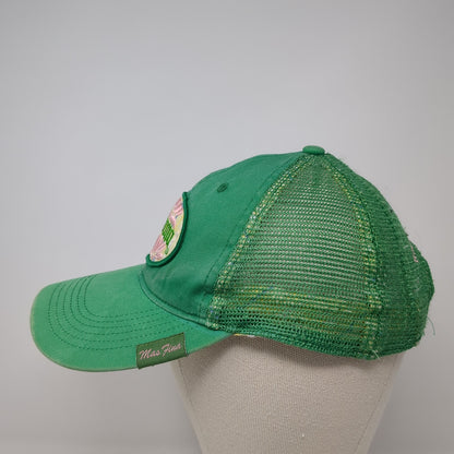Corona Hecho En Mexico Trucker Hat Green One Size Adjustable Mesh Back Anoma