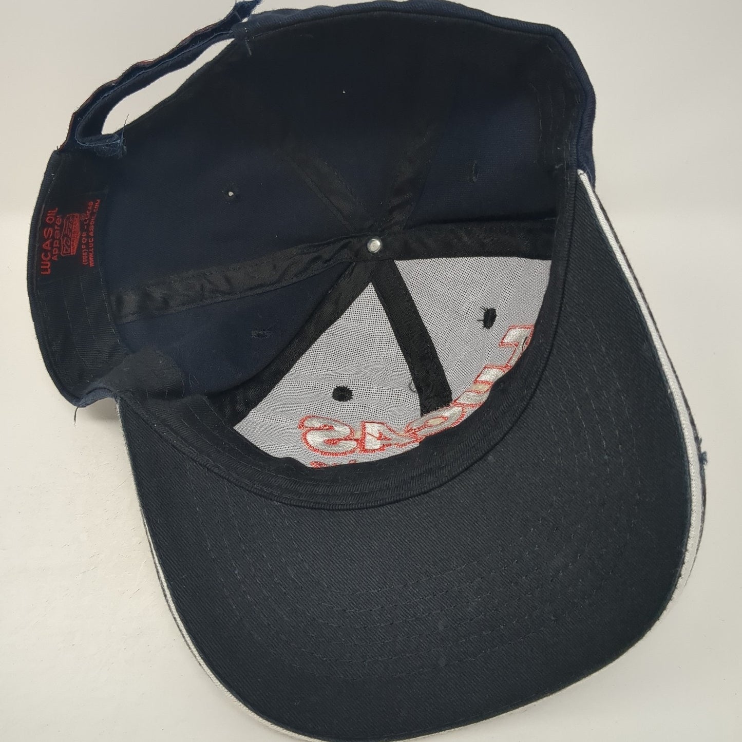 Lucas Racing Strapback Baseball Cap Blue One Size Adjustable Embroidered 6 Panel