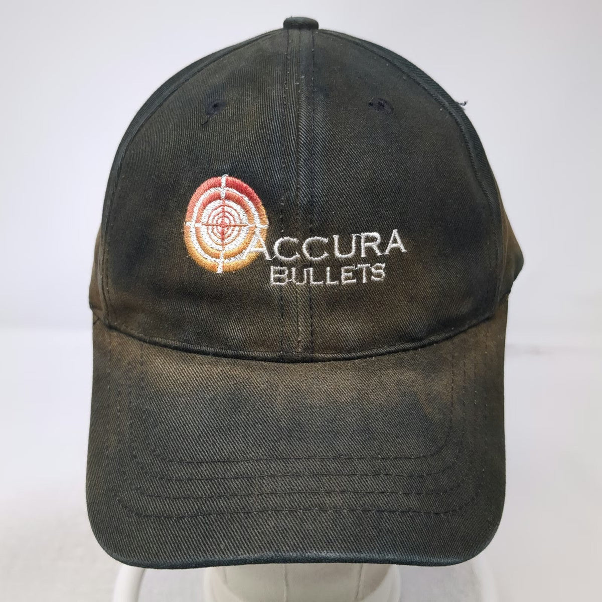 Black Baseball Cap One Size Accura Bullets Slideback Hat Target Logo Cotton