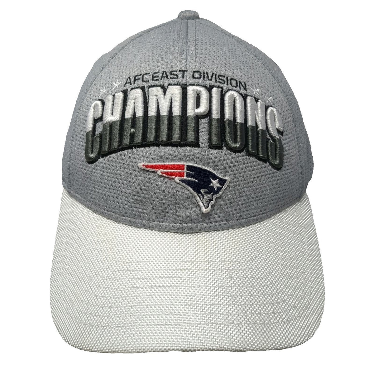 New England Patriots NFL New Era Snapback Hat Gray One Size AFC East Champions