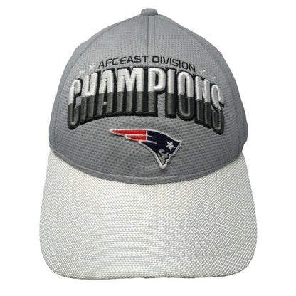 New England Patriots NFL New Era Snapback Hat Gray One Size AFC East Champions