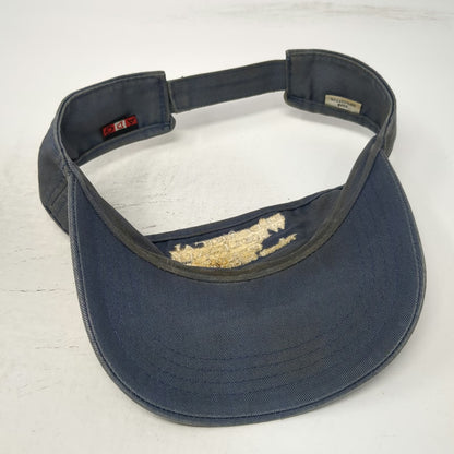 ADG Visor Blue One Size Strapback Cotton Electrical Wholesale Supply Hat Logo