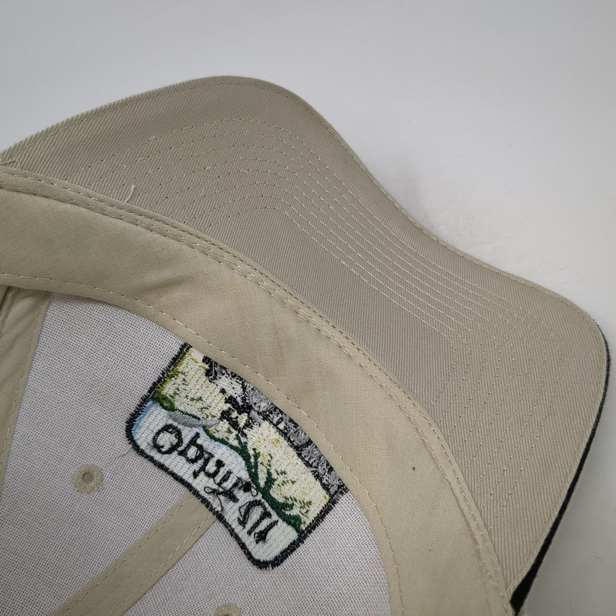 Port & Company Baseball Cap Beige One Size Train Ophir Utah Patch Adjustable Hat