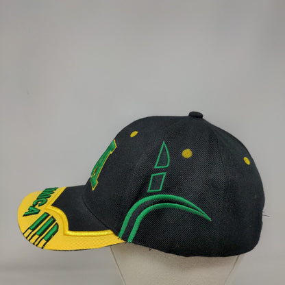 JA Jamaica Strapback Hat Multicolor Size 58 cm Adjustable Vented Holes 6 Panel