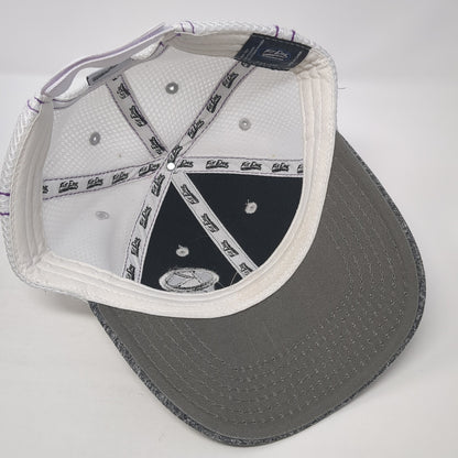 Kubota Strapback Hat Gray One Size Mesh Back Colorblock Fast Eddie