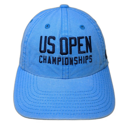 American Needle Baseball Cap Blue One Size US Open NYC Slideback Cotton Hat