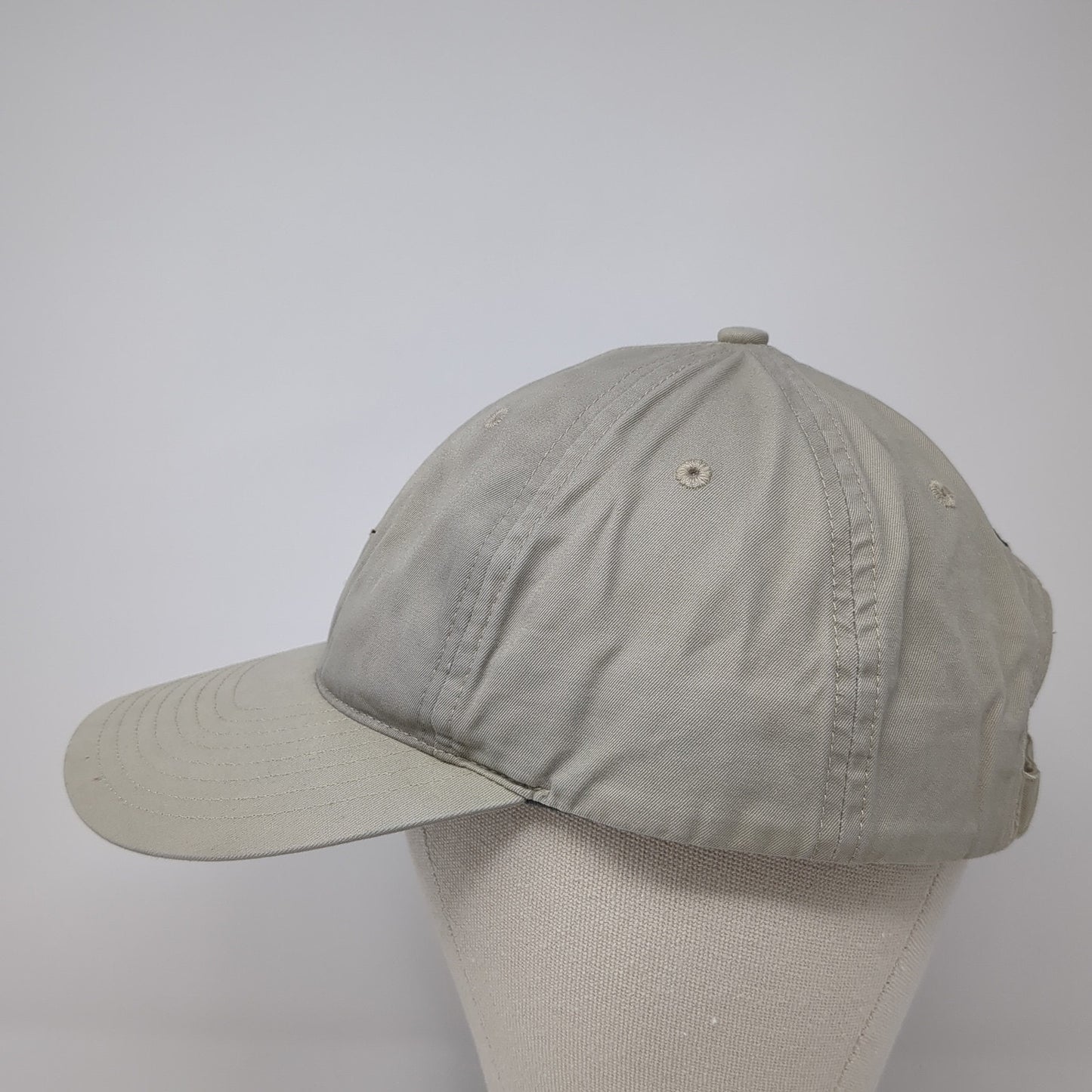 Nike Tiger Woods Baseball Cap Beige One Size Adjustable Embroidered 6 Panel