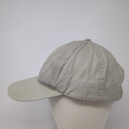 Nike Tiger Woods Baseball Cap Beige One Size Adjustable Embroidered 6 Panel